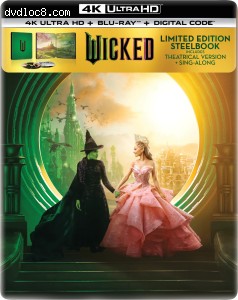 Wicked (Wal-Mart Exclusive) (SteelBook) [4K Ultra HD + Blu-ray + Digital 4K] Cover