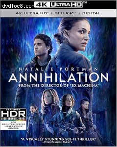 Annihilation [4K Ultra HD + Blu-Ray + Digital] Cover