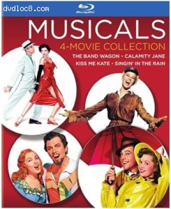 Musicals 4-Movie Collection (The Band Wagon / Calamity Jane / Kiss Me Kate / Singin' in the Rain) [Blu-Ray] Cover