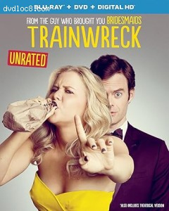 Trainwreck (Unrated) [Blu-Ray + DVD + Digital] Cover