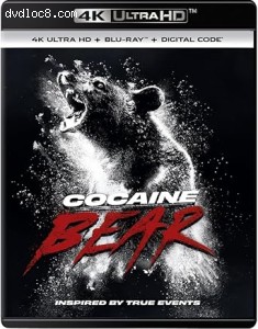 Cocaine Bear [4K Ultra HD + Blu-Ray + Digital] Cover