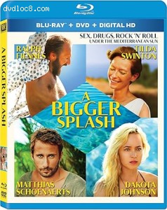 Bigger Splash, A [Blu-Ray + DVD + Digital] Cover