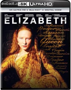 Elizabeth [4K Ultra HD + Blu-Ray + Digital] Cover