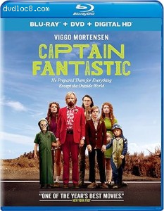 Captain Fantastic [Blu-Ray + DVD + Digital] Cover