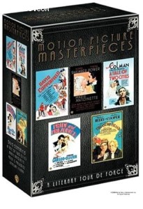 Motion Picture Masterpieces Collection (David Copperfield / Marie Antoinette / A Tale of Two Cities / Pride and Prejudice / Treasure Island) Cover