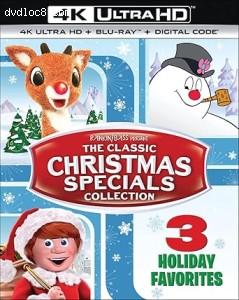 Classic Christmas Specials Collection, The (Rudolph the Red-Nosed Reindeer / Frosty the Snowman / Santa Claus is Comin' to Town) [4K Ultra HD + Blu-Ray + Digital] Cover