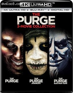 Purge: 3-Movie Collection, The [4K Ultra HD + Blu-Ray + Digital] Cover