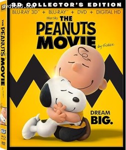 Peanuts Movie, The (3D Collector's Edition) [Blu-Ray 3D + Blu-Ray + DVD + Digital] Cover