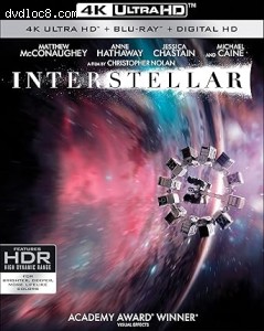 Interstellar [4K Ultra HD + Blu-Ray + Digital] Cover