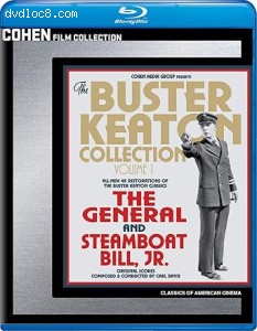 Buster Keaton Collection - Volume 1, The (The General / Steamboat Bill Jr.) [Blu-Ray] Cover