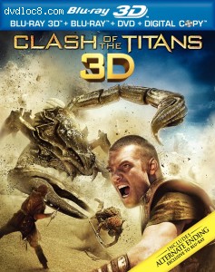 Clash of the Titans 3D [Blu-Ray 3D + Blu-Ray + DVD + Digital] Cover