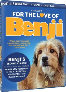 For the Love of Benji [Blu-Ray + DVD + Digital] Cover