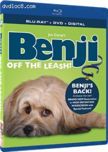 Benji: Off the Leash [Blu-Ray + DVD + Digital] Cover