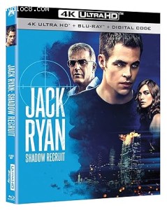 Jack Ryan: Shadow Recruit [4K Ultra HD + Blu-Ray + Digital] Cover