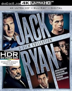 Jack Ryan 5-Film Collection [4K Ultra HD + Blu-ray + Digital] Cover