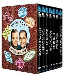 On the Road with Bob Hope & Bing Crosby (Road to Singapore / Road to Zanzibar / Road to Morocco / Road to Utopia / Road to Rio / Road to Bali / The Road to Hong Kong) [Blu-Ray] Cover