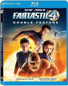 Fantastic Four Double Feature (Fantastic Four / Fantastic Four: Rise of the Silver Surfer) [Blu-Ray + Digital] Cover