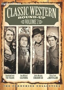 Classic Western Round-Up Volume 2 (The Texans / California / The Cimarron Kid / The Man from the Alamo) Cover