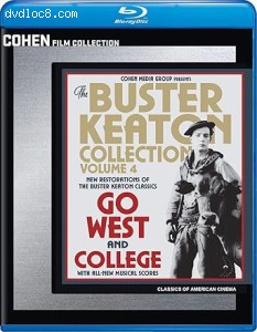 Buster Keaton Collection - Volume 4, The (Go West / College) [Blu-Ray] Cover