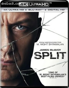 Split [4K Ultra HD + Blu-Ray + Digital] Cover