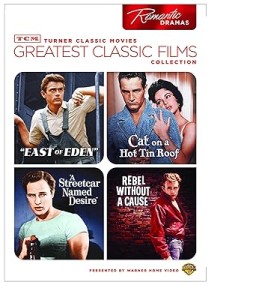 TCM Greatest Classic Films Collection: Romantic Dramas (East of Eden / Cat on a Hot Tin Roof / A Streetcar Named Desire / Rebel Without a Cause) Cover