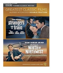 TCM Greatest Classic Films: Alfred Hitchcock Double Feature (Strangers on a Train / North by Northwest) Cover