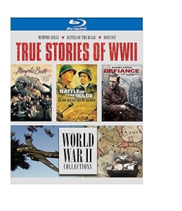 True Stories of WWII Collection (Memphis Belle / Battle of the Bulge / Defiance) [Blu-Ray] Cover