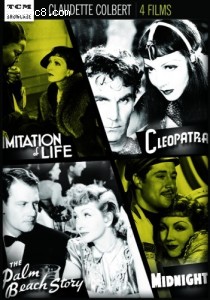 TCM Showcase: Claudette Colbert (Imitation of Life / Cleopatra / The Palm Beach Story / Midnight) Cover