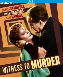 Witness to Murder [Blu-Ray] Cover