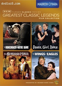 TCM Greatest Classic Legends Film Collection: Maureen O'Hara (The Hunchback of Notre Dame / Dance, Girl, Dance / The Spanish Main / The Wings of Eagles) Cover