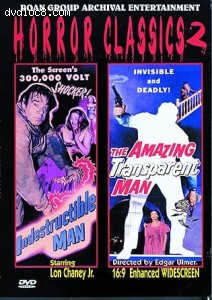 Horror Classics Vol. 2 (Indestructible Man / The Amazing Transparent Man) Cover Horror Classics Vol. 2 (Indestructible Man / The Amazing Transparent Man) Cover