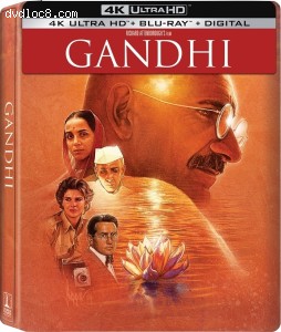 Gandhi (SteelBook) [4K Ultra HD + Blu-ray + Digital HD] Cover