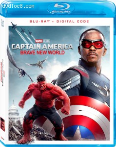 Captain America: Brave New World [Blu-ray + Digital HD] Cover