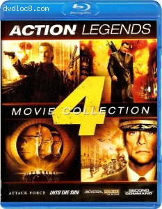 Action Legends - 4-Movie Collection (Attack Force / Into the Sun / Universal Soldier: The Return / Second in Command) [Blu-Ray] Cover