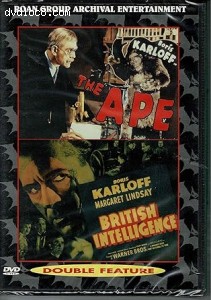 Horror Classics Double Feature Vol. 4 (The Ape / British Intelligence) Cover