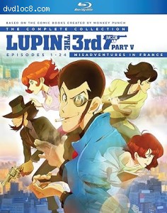 Lupin The 3rd: Part V - Misadventures in France [Blu-Ray] Cover
