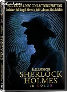 Sherlock Holmes In Color (The Secret Weapon / The Woman in Green / Terror by Night / Prelude to Murder) (Exclusive 4-Disc Collector's Edition) Cover