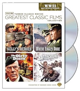TCM Greatest Classic Films Collection: World War II - Battlefront Europe (Kelly's Heroes / Where Eagles Dare / The Dirty Dozen / Battleground) Cover TCM Greatest Classic Films Collection: World War II - Battlefront Europe (Kelly's Heroes / Where Eagles Dare / The Dirty Dozen / Battleground) Cover