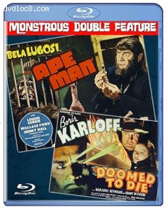 Ape Man, The / Doomed to Die (Monstrous Double Feature) [Blu-Ray] Cover