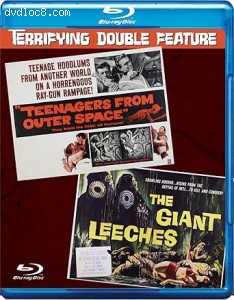 Teenagers from Outer Space / Attack of the Giant Leeches (Terrifying Double Feature) [Blu-Ray] Cover