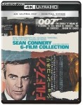 Cover Image for 'Sean Connery 007 James Bond 6-Film Collection (Dr. No / From Russia with Love / Goldfinger / Thunderball / You Only Live Twice / Diamonds Are Forever) [4K Ultra HD + Digital 4K]'