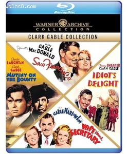 Clark Gable 4-Film Collection (San Francisco / Mutiny on the Bounty / Idiot's Delight / Wife vs. Secretary) [Blu-Ray] Cover