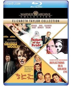 Elizabeth Taylor 4-Film Collection (Father of the Bride / Who's Afraid of Virginia Woolf? / Reflections in the Golden Eye / The Last Time I Saw Paris) [Blu-Ray] Cover
