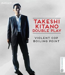 Takeshi Kitano Double Play (Violent Cop / Boiling Point) [Blu-Ray] Cover