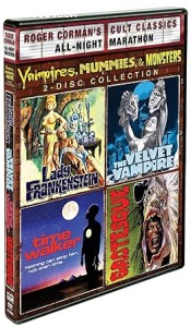 Roger Corman's Cult Classics: Vampires, Mummies &amp; Monsters (Lady Frankenstein / The Velvet Vampire / Time Walker / Grotesque) Cover