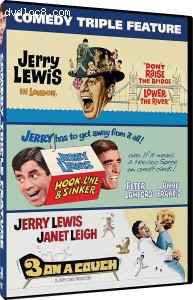 Jerry Lewis Comedy Triple Feature (Don't Raise the Bridge, Lower the River / Hook, Line &amp; Sinker / 3 on a Couch) Cover