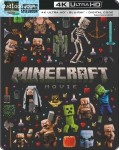 Cover Image for 'Minecraft Movie, A (SteelBook) [4K Ultra HD + Blu-ray + Digital 4K]'