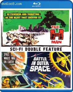 H-Man, The / Battle in Outer Space (Sci-Fi Double Feature) [Blu-Ray] Cover
