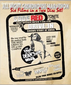 All Night Grindhouse Marathon (The Tale of the Dean's Wife / The Velvet Trap / Marcy / Hot Nights on the Campus / Sex and the College Girl / Shut Up and Deal) (Diabolik DVD Exclusive) [Blu-Ray] Cover