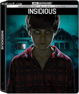 Insidious (Steelbook) [4K Ultra HD + Blu-Ray + Digital] Cover